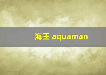 海王 aquaman